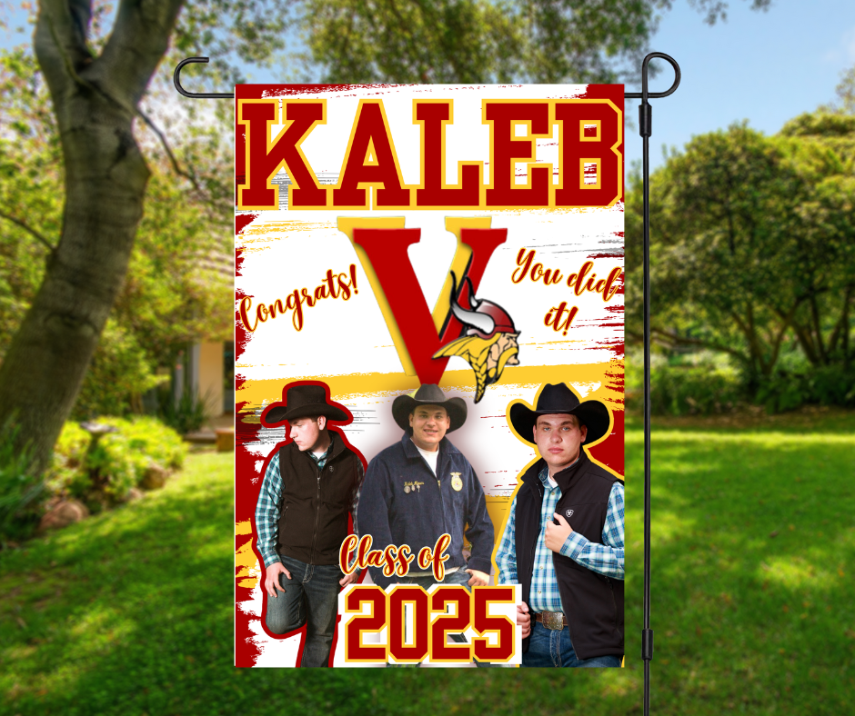 Senior Garden Flag