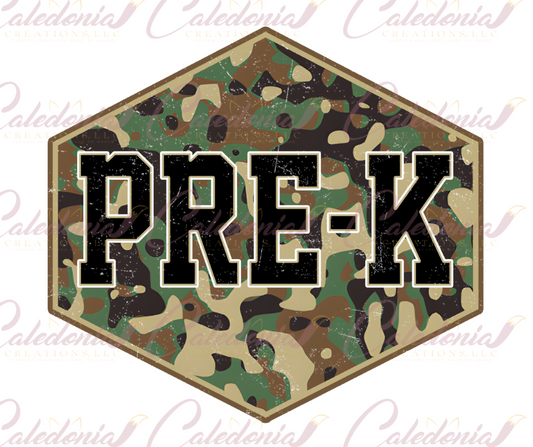 "Camo Back to School" T-Shirt