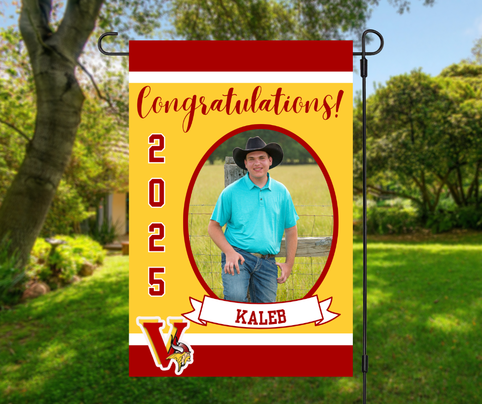 Senior Garden Flag