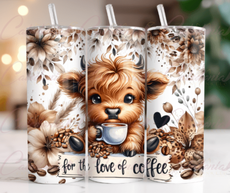 "For the Love of Coffee" Tumbler