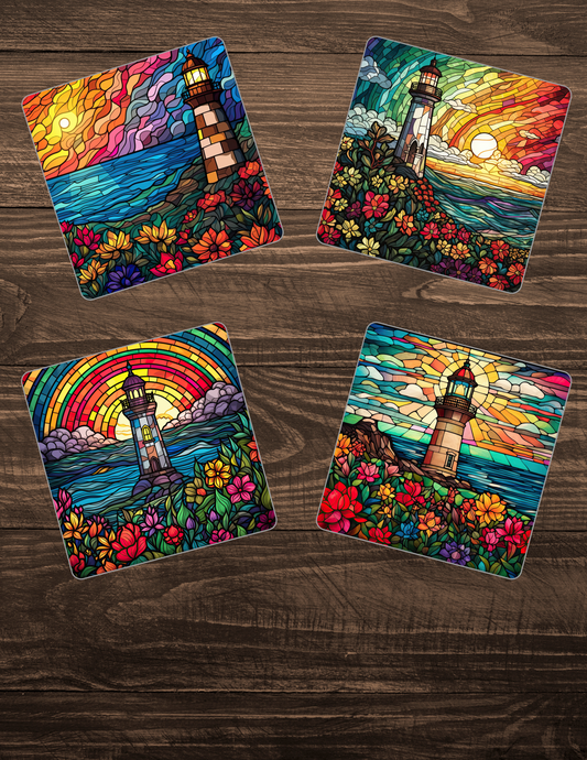 Light House Ceramic Coasters