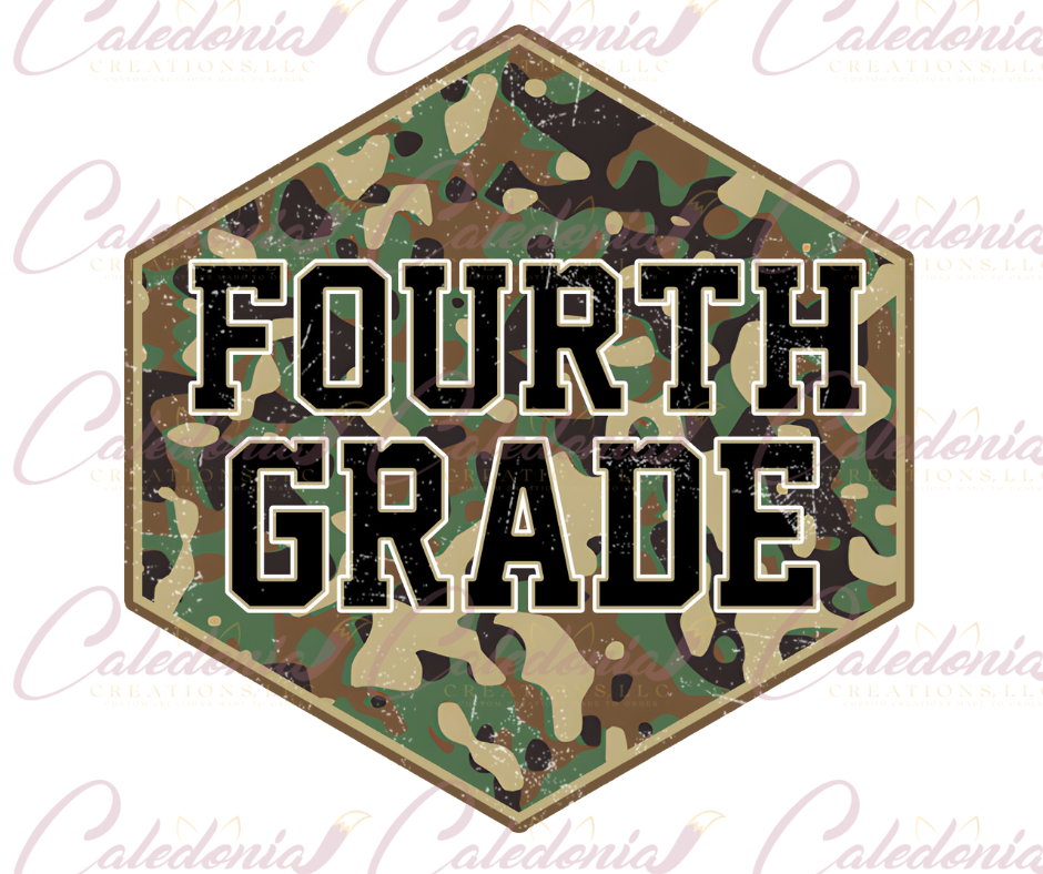 "Camo Back to School" T-Shirt