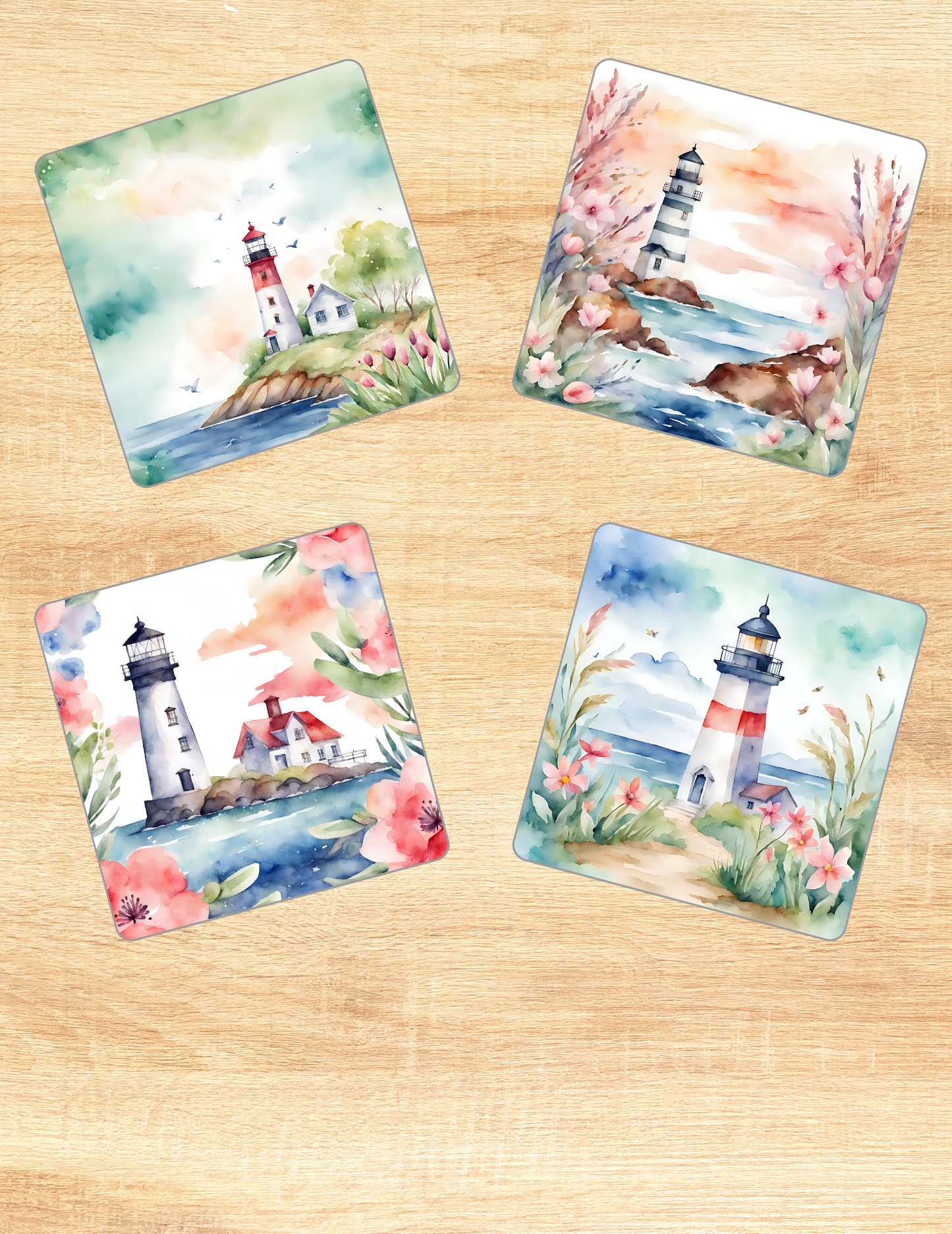 Light House Ceramic Coasters