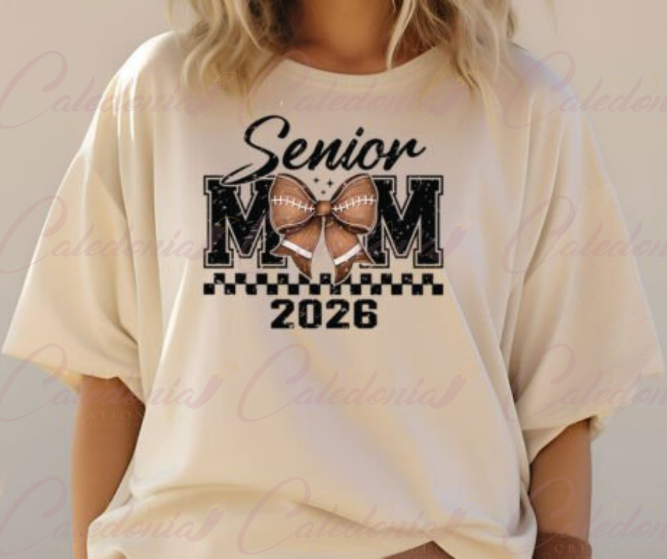 "Football Senior Mom 2026" Shirt