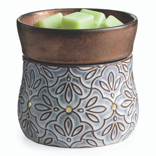 Bronze Floral 2-In-1 Deluxe Warmer