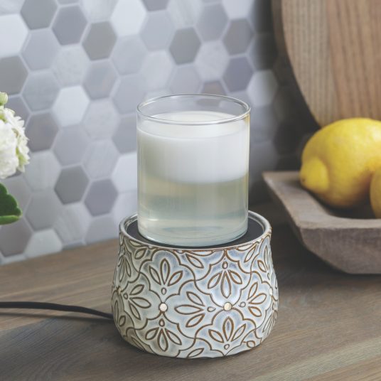 Bronze Floral 2-In-1 Deluxe Warmer