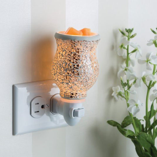 Reflection Glass Mosaic Pluggable Warmer
