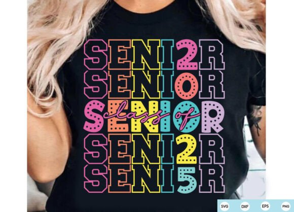 "Senior 2025 Retro Graduation" T-Shirt