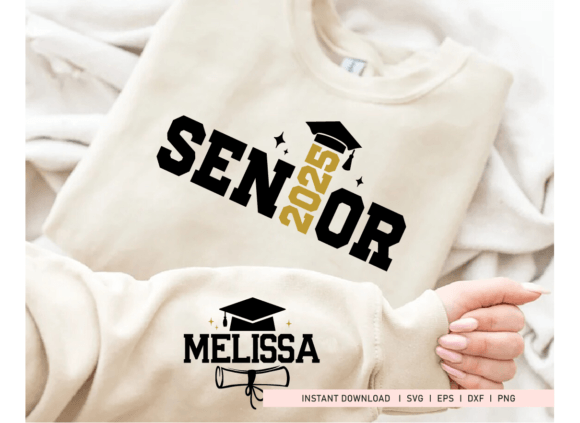 "Personalized Senior 2025" Crewneck