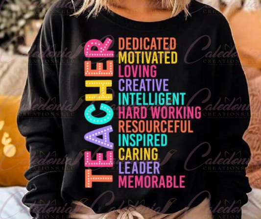"Teacher Life" Shirts