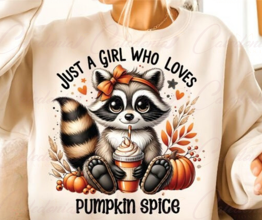 "Just a Girl Who Loves Pumpkin Spice" Shirt