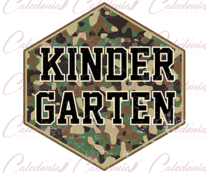 "Camo Back to School" T-Shirt