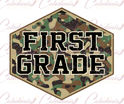 "Camo Back to School" T-Shirt