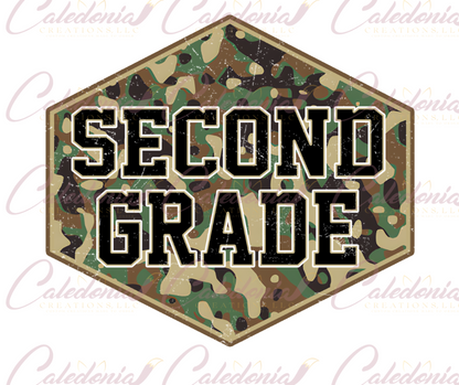 "Camo Back to School" T-Shirt