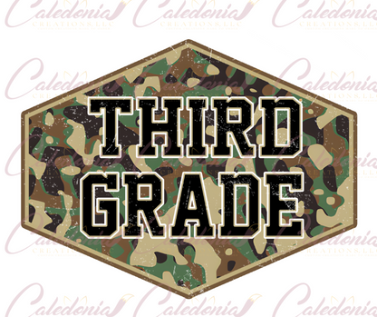 "Camo Back to School" T-Shirt