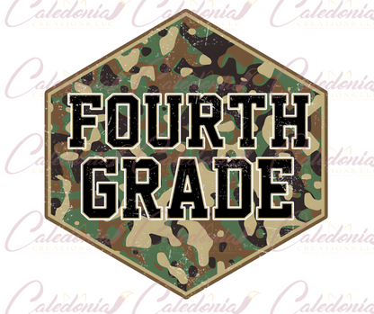 "Camo Back to School" T-Shirt