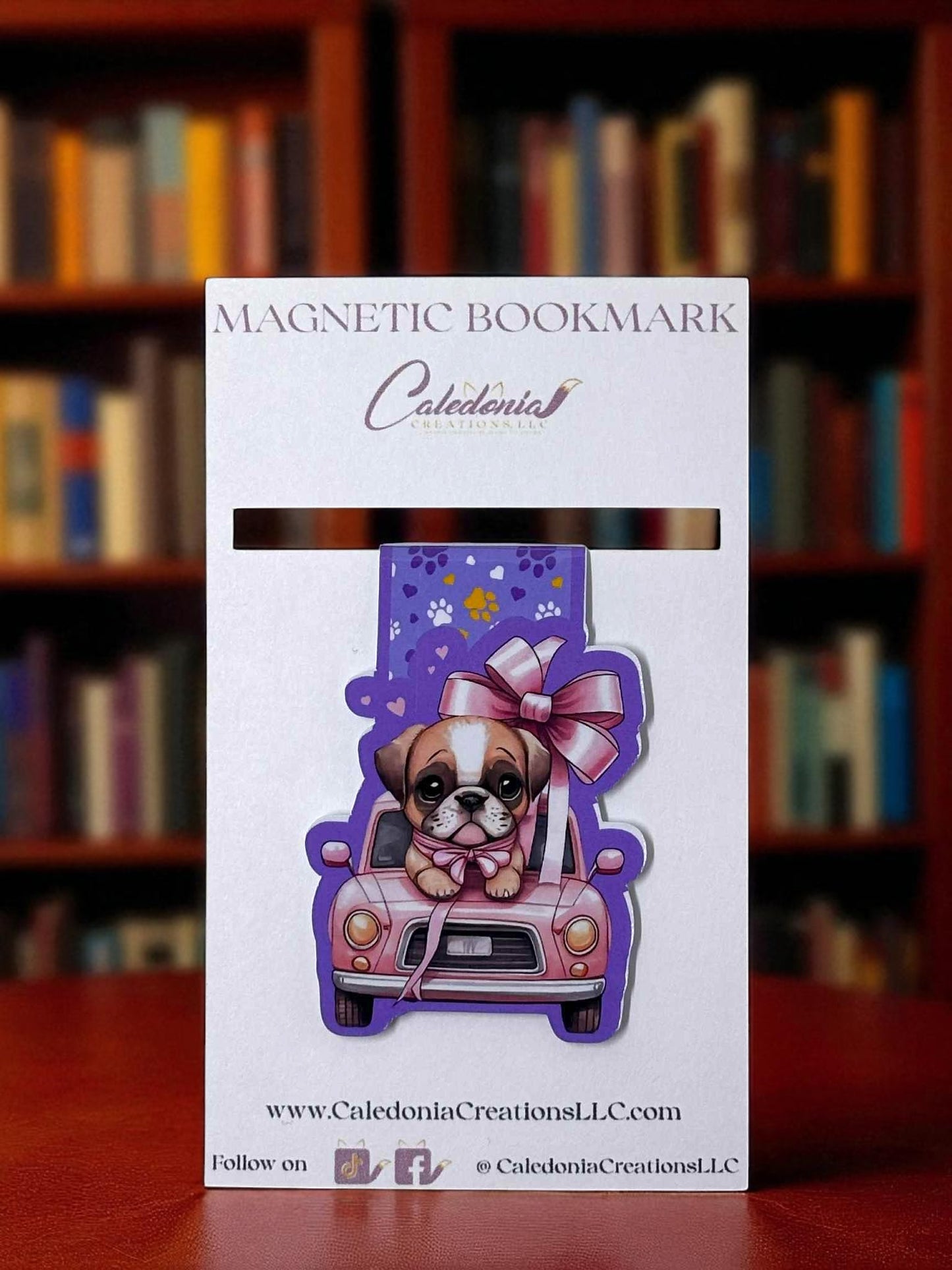 "Boxer on Board" Magnetic Bookmark