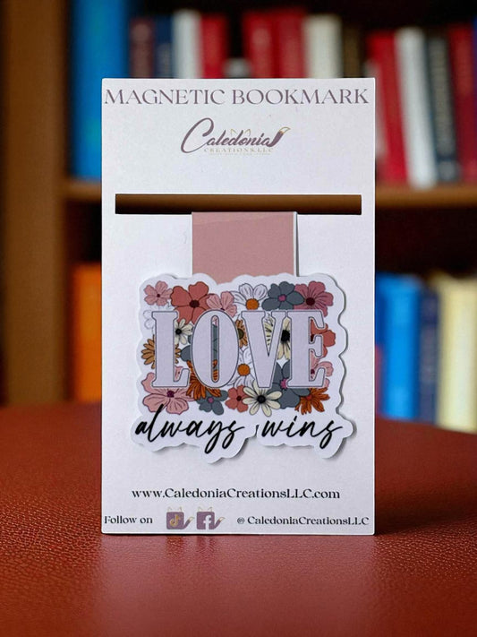 "Love Always Wins" Magnetic Bookmark