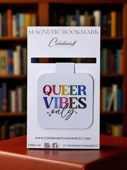 "Queer Vibes Only" Magnetic Bookmark