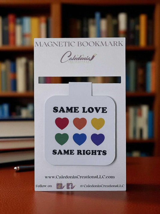 "Same Love, Same Rights" Magnetic Bookmark