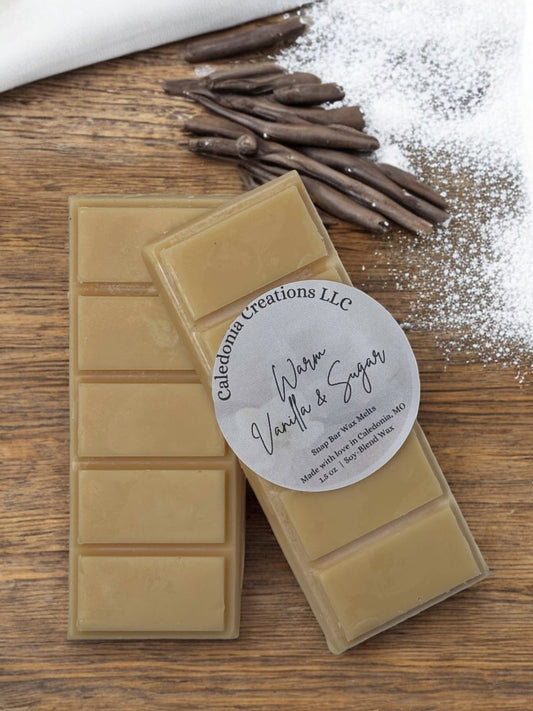 Warm Vanilla and Sugar Snap Bar Wax Melts